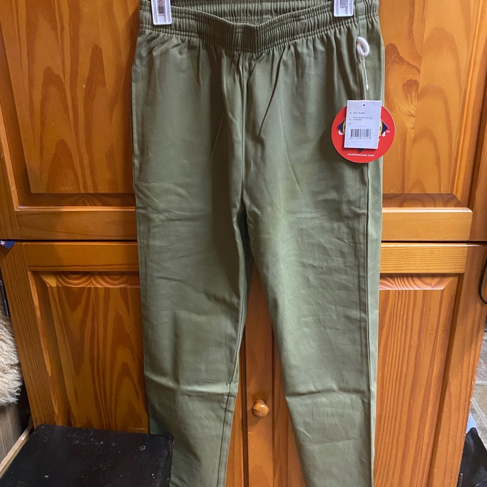 Cookman green bartender pants